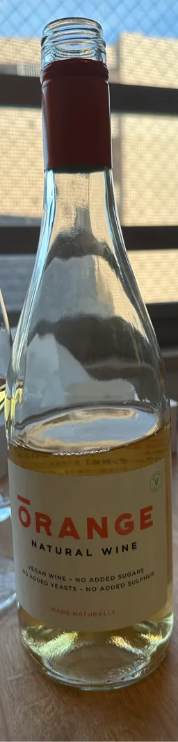 ORANGE NATURAl WINE