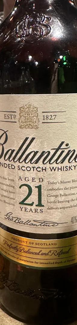 Ballantine's21年