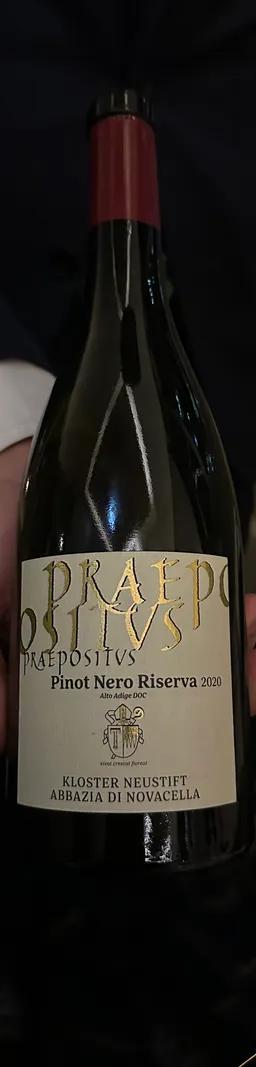 PRAEPOSITUS PINOT NERO RISERVA 2020